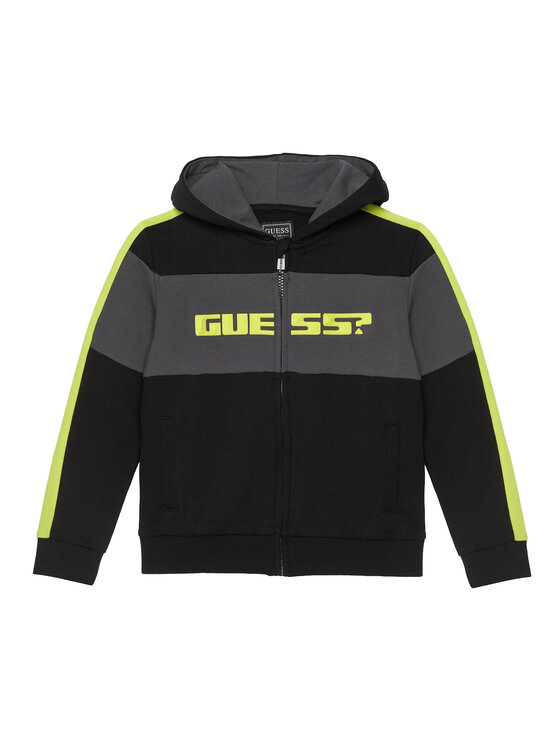 Guess Bluza N6RQ02 KA6R4 Czarny Regular Fit