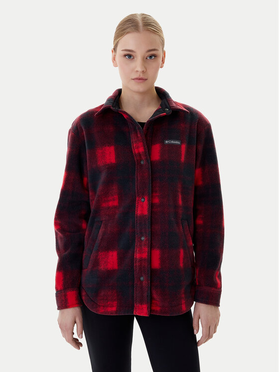 Columbia Kurtka koszulowa Benton Springs™ 2085661 Czerwony Relaxed Fit