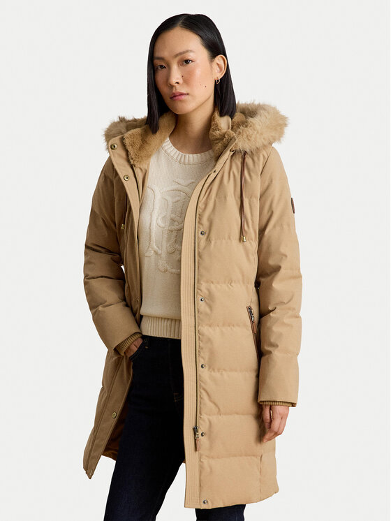 LAUREN RALPH LAUREN Kurtka puchowa 297957509007 Beżowy Regular Fit