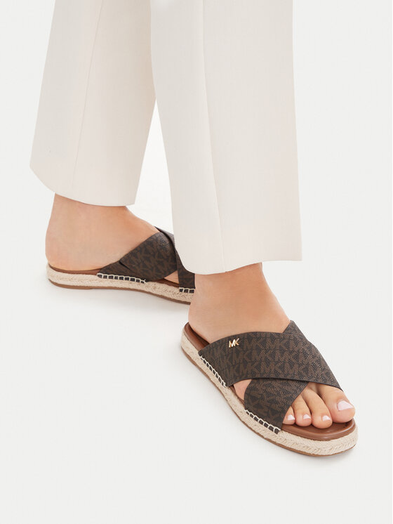 MICHAEL Michael Kors Espadryle Kenzie 40R6KZFS1B Brązowy