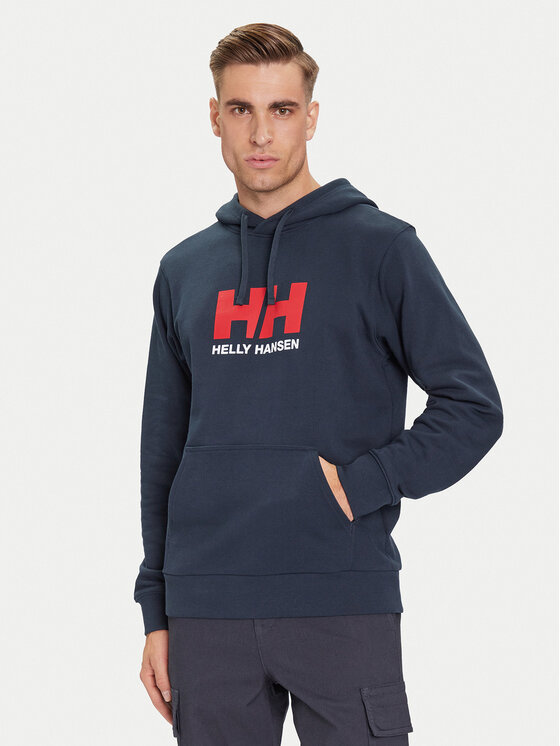 Helly Hansen Bluza HH Logo 54582 Granatowy Regular Fit