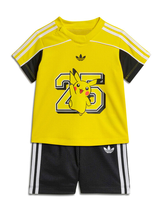 adidas Komplet t-shirt i spodenki Pokemon KS7099 Kolorowy Loose Fit