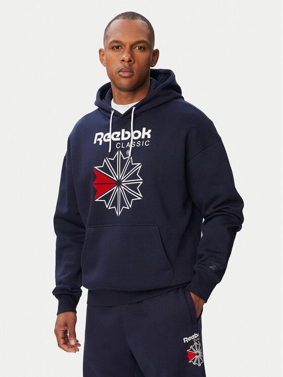 Reebok Bluza Hainrich RK25734CCM Granatowy Regular Fit