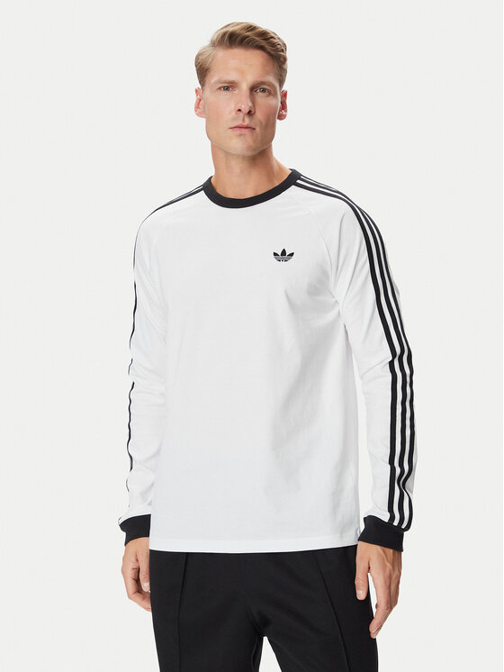adidas Longsleeve 3-Stripes Long-Sleeve KE3545 Biały Regular Fit