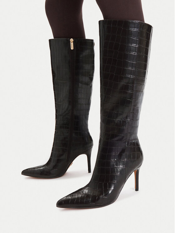 Nine West Kozaki CEO-SL95027 01 Brązowy ciemny