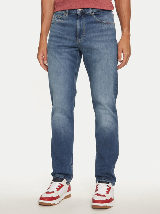 Tommy Jeans Jeansy Ryan DM0DM21054 Granatowy Straight Fit