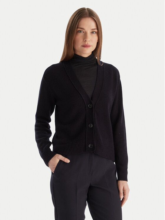 Marella Kardigan Emme by Marella Blazer 2525346032 Granatowy Regular Fit