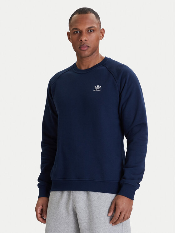 adidas Bluza Trefoil Essentials IY4935 Granatowy Regular Fit