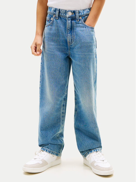 Tommy Hilfiger Jeansy KB0KB10401 Niebieski Relaxed Fit