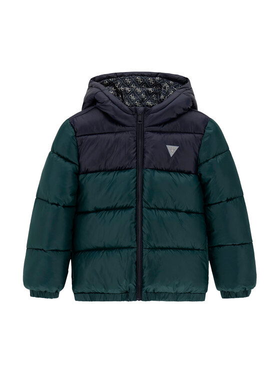 Guess Kurtka przejściowa L6YL01 W2655 Zielony Regular Fit