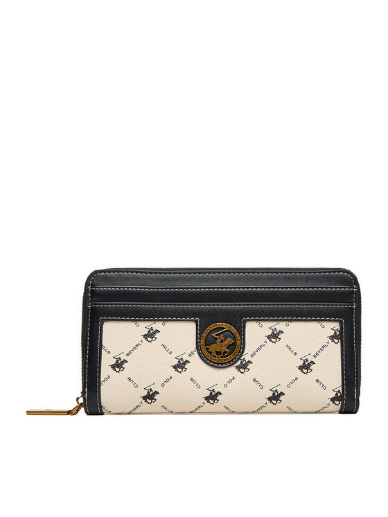Beverly Hills Polo Club Portfel CEO-BHPC-W1-001-AW26 Kremowy