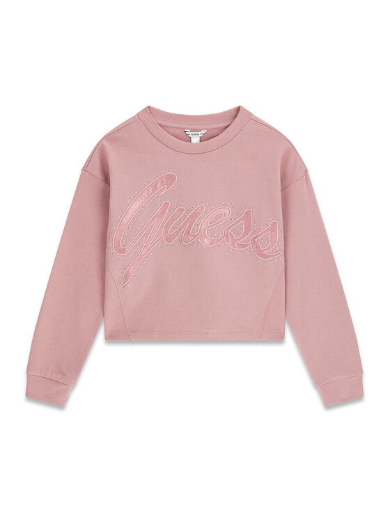 Guess Bluza J6YQ02 K4420 Różowy Relaxed Fit