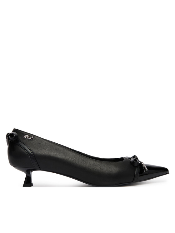 KARL LAGERFELD Czółenka Pasha KL30119A Czarny