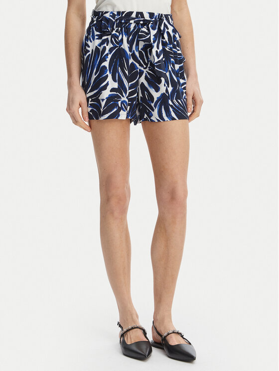 ONLY Szorty materiałowe Nova 15317850 Granatowy Regular Fit