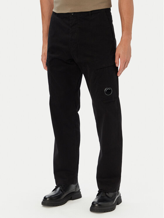 C.P. Company Spodnie cargo 21CMPA090A005529G Czarny Regular Fit