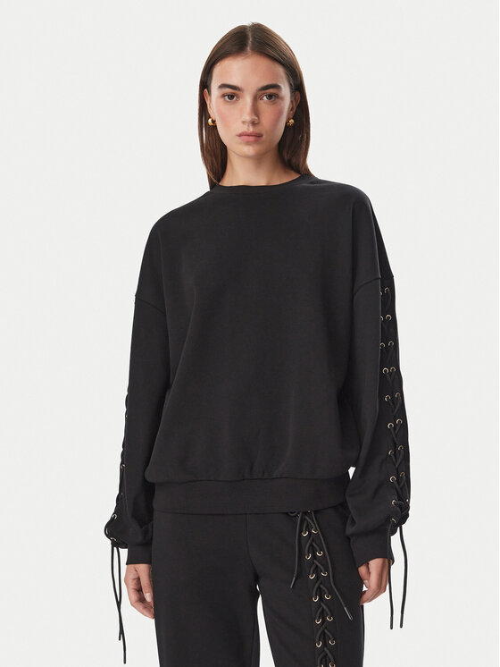 Liu Jo Bluza TF6276 F0334 Czarny Relaxed Fit