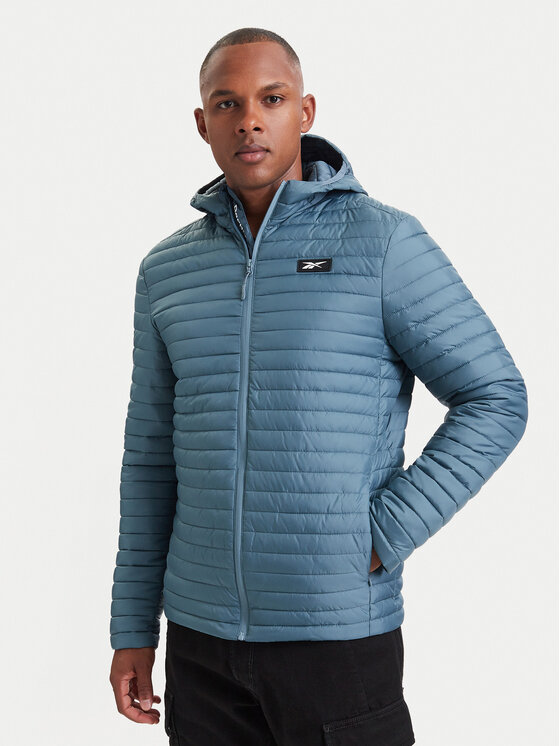 Reebok Kurtka przejściowa RCC00086 Niebieski Regular Fit
