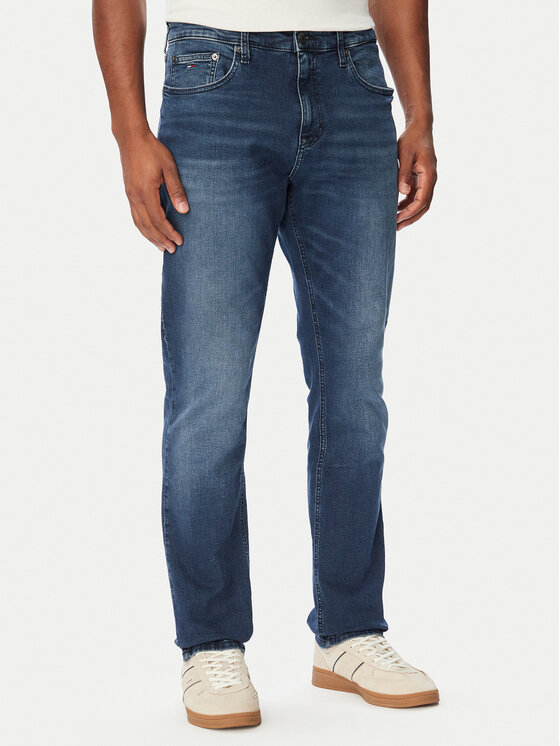 Tommy Jeans Jeansy Scanton DM0DM23451 Granatowy Slim Fit
