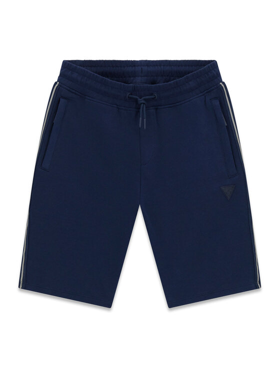 Guess Szorty sportowe L6GD17 K6ZS1 Granatowy Regular Fit