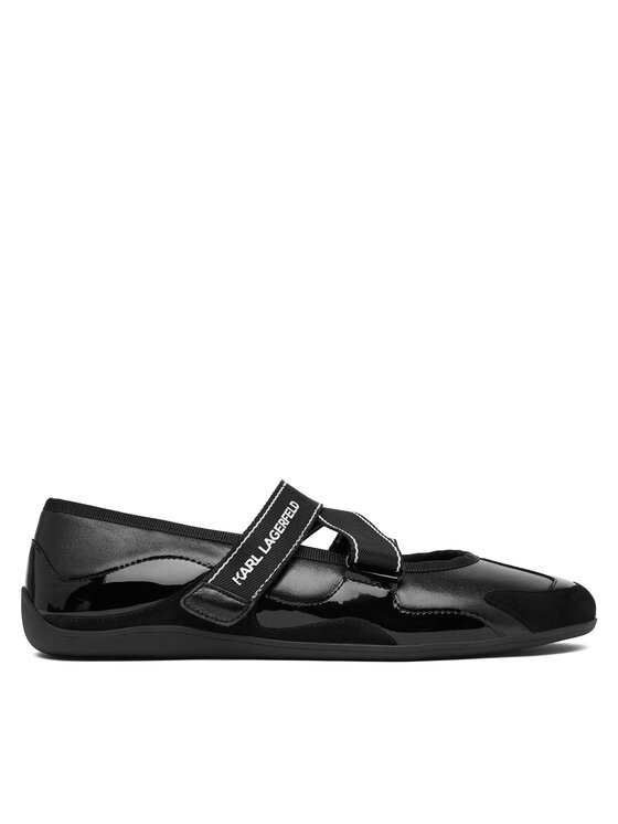 KARL LAGERFELD Baleriny Altia KL66101 Czarny