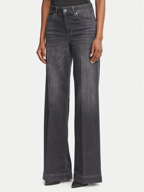 Liu Jo Jeansy UF6068 DS081 Czarny Flared Leg