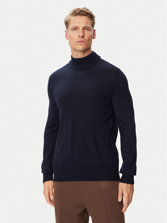 BOSS Golf Avac 50578016 Granatowy Regular Fit