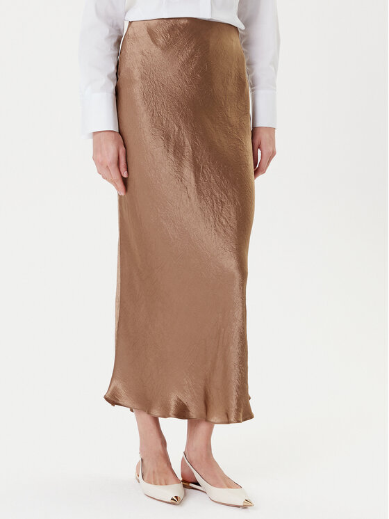 Marella Spódnica midi Emme by Marella Pomez 2525106041 Brązowy Regular Fit