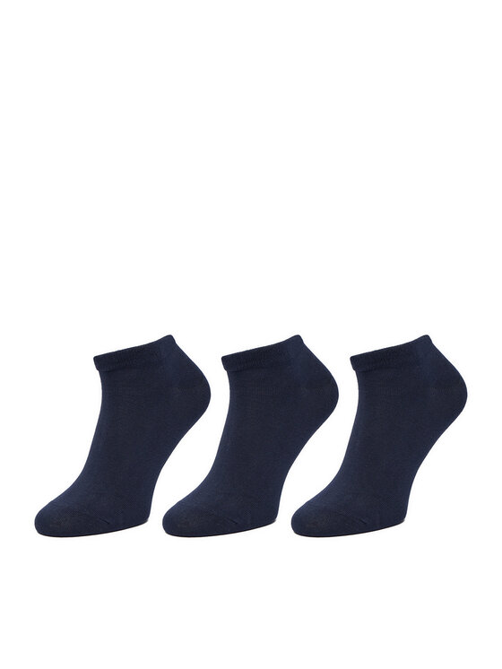 GINO ROSSI Skarpety krótkie CEO_AS_GR_3MB_001S-AW26 (3-PACK) Granatowy