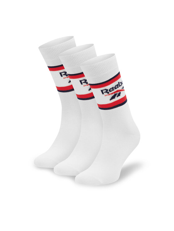 Reebok Skarpety długie R0369-SS24 (3-pack) Biały