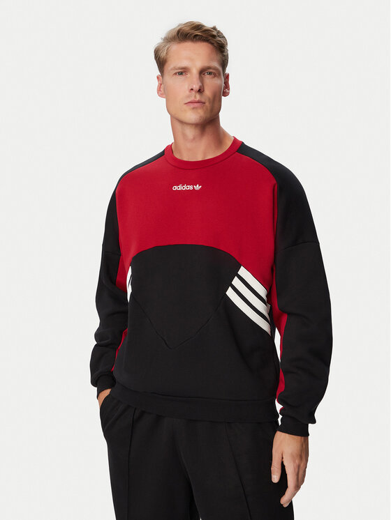 adidas Bluza Munich 93 Crew Neck Sweatshirt KR9708 Czarny Regular Fit