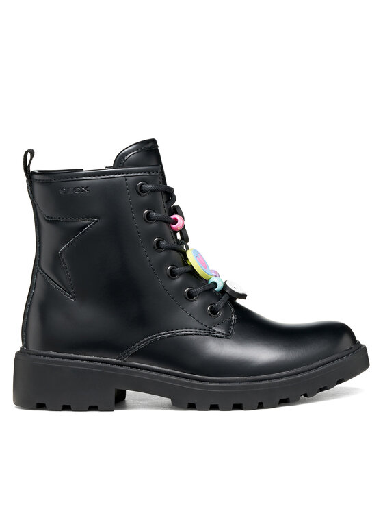 Geox Trzewiki J Casey Girl J9420G 000CN C9240 M Czarny