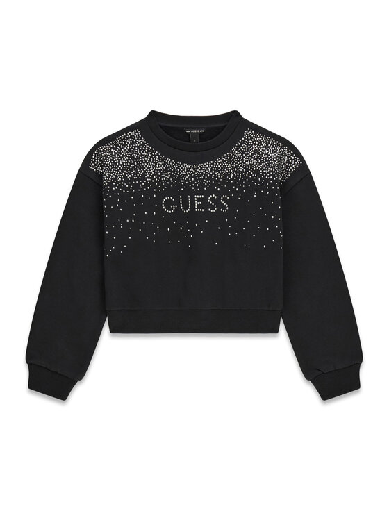 Guess Bluza J6BQ02 K6084 Czarny Relaxed Fit