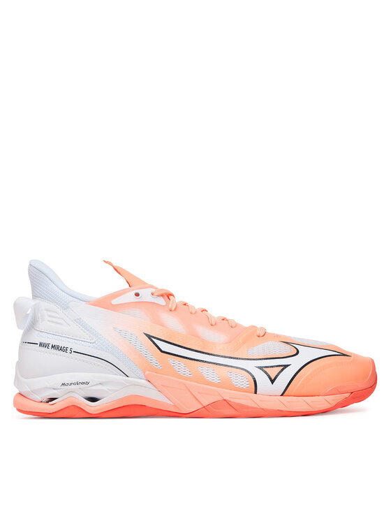 Mizuno Buty halowe Wave Mirage 5 X1GA2350 Pomarańczowy
