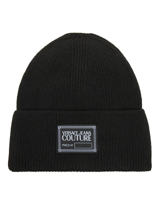 Versace Jeans Couture Czapka Big Beanie 79YAZK50 Czarny