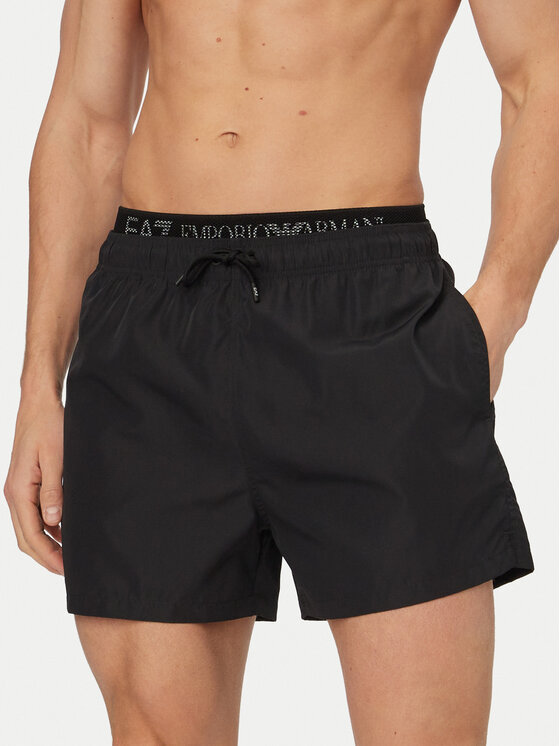 EA7 Emporio Armani Szorty kąpielowe 7M001689 AF21074 UC001 Czarny Regular Fit