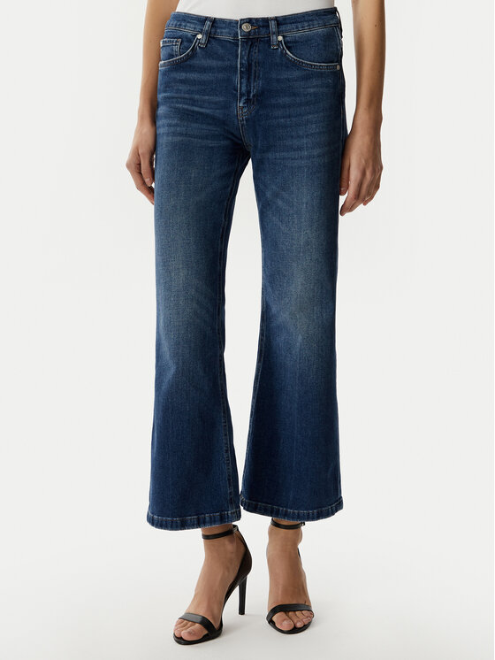 JOOP! Jeansy 261Dp58Chrisi-C 30104373 Granatowy Cropp Flare Fit
