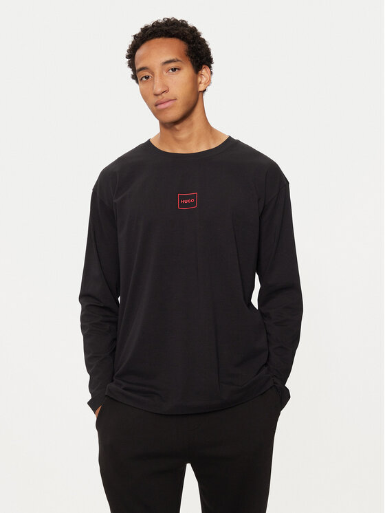 HUGO UNDERWEAR Longsleeve 50525229 Czarny Regular Fit