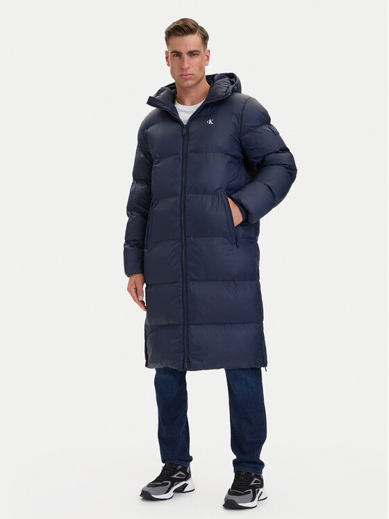 Calvin Klein Jeans Kurtka zimowa LV04RH501G Granatowy Regular Fit