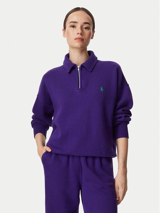 Polo Ralph Lauren Bluza 211B18685015 Fioletowy Regular Fit