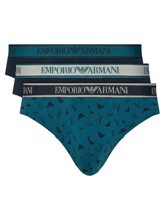 Emporio Armani Underwear Komplet slipów EM000258 AF25019 MB676 Granatowy