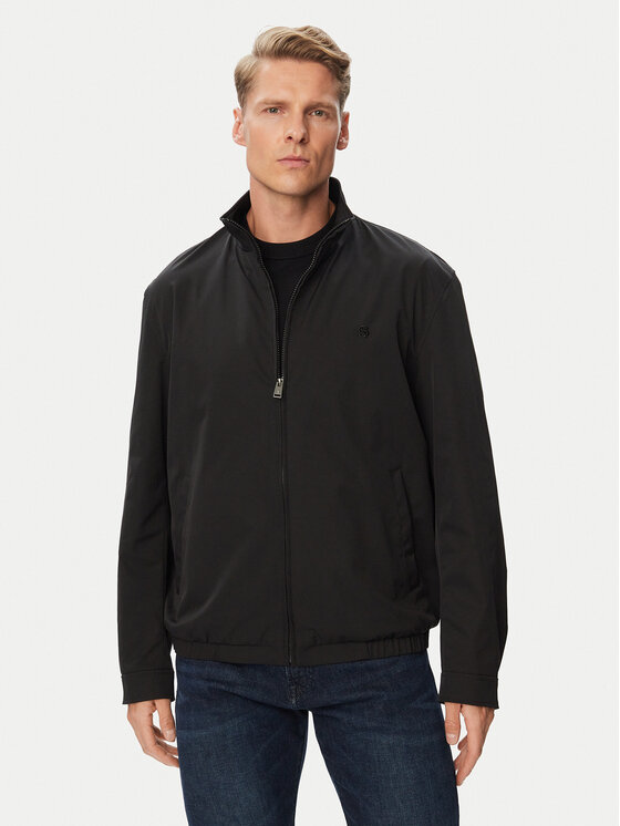 BOSS Kurtka przejściowa H-Carvo 50567690 Czarny Regular Fit