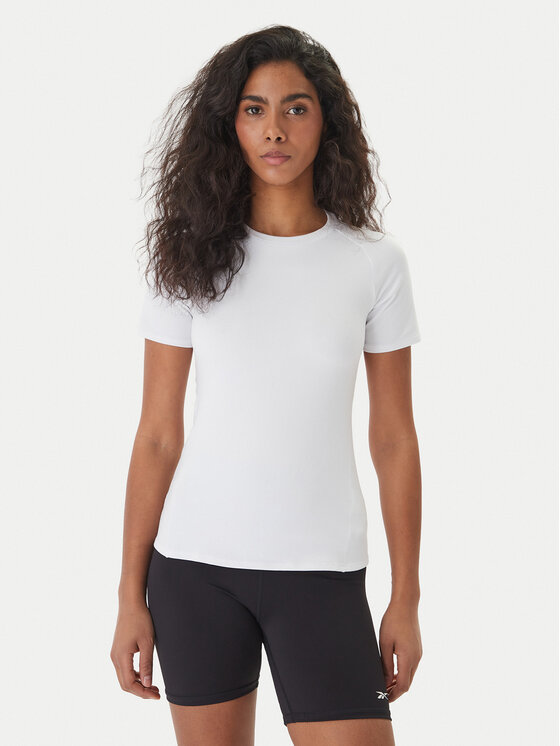 Reebok T-Shirt Reebok x Ewa Chodakowska RK25613CCW Biały Slim Fit