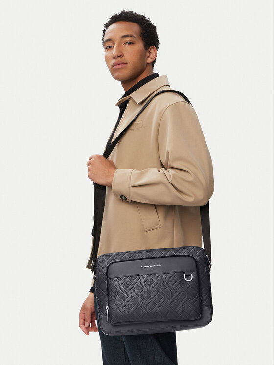 Tommy Hilfiger Saszetka Th Flag Computer Bag AM0AM14428 Szary