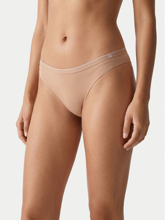 Emporio Armani Underwear Komplet fig brazylijskich EW005512 AF25589 U4134 Beżowy