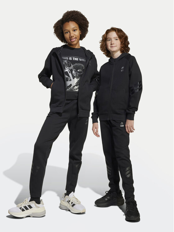 adidas Spodnie dresowe Star Wars The Mandalorian™ JF3635 Czarny Regular Fit
