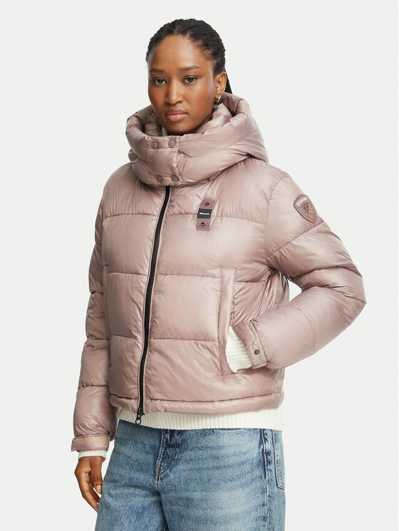 Blauer Kurtka zimowa Gloria  26WBLDC02071 Brązowy Regular Fit