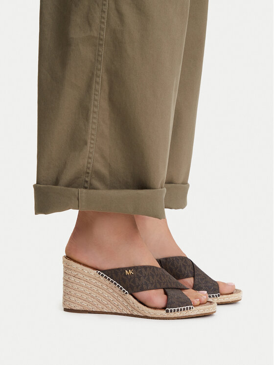 MICHAEL Michael Kors Espadryle Kenzie 40R6KZMS1B Brązowy