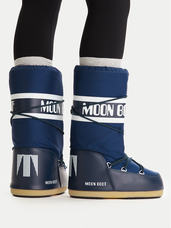 Moon Boot Śniegowce 80D1400440 D Niebieski