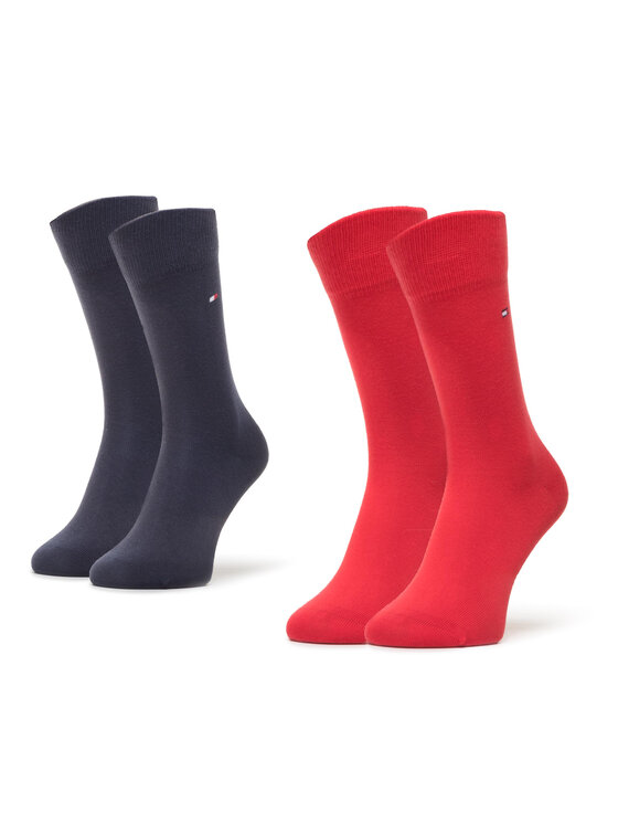Tommy Hilfiger Skarpety długie 391334 Czerwony