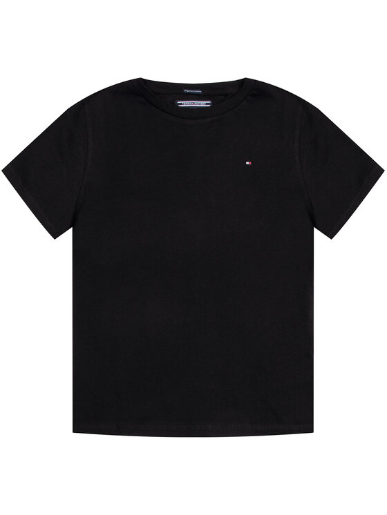Tommy Hilfiger T-Shirt KB0KB04140 Czarny Regular Fit